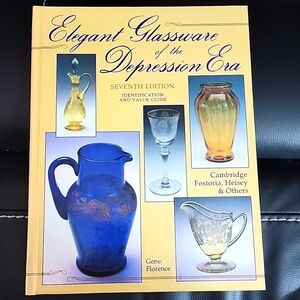 Elegant Glassware of the Depression Era Identification and Value Guide by Gene F
